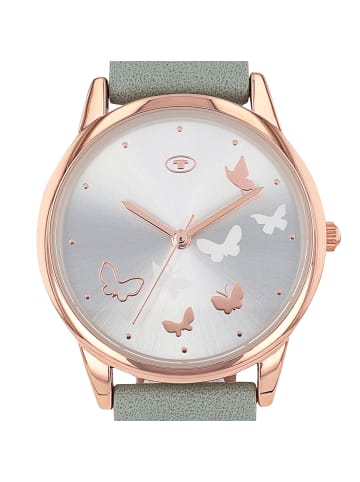 Tom Tailor Quarzuhr Alloy/Edelstahl, IP silber in Rosefarben