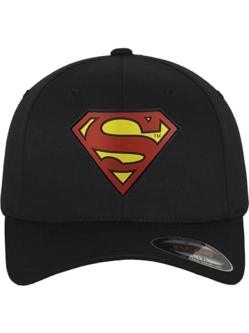 Merchcode Cap "Superman Flexfit Cap" in Schwarz