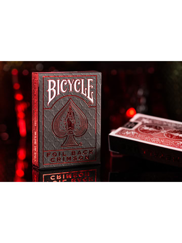 Cartamundi Deutschland Bicycle Kartendeck - Foil Back Crimson Red in rot