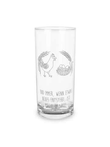Mr. & Mrs. Panda Tumbler Huhn Stolz mit Spruch in Transparent