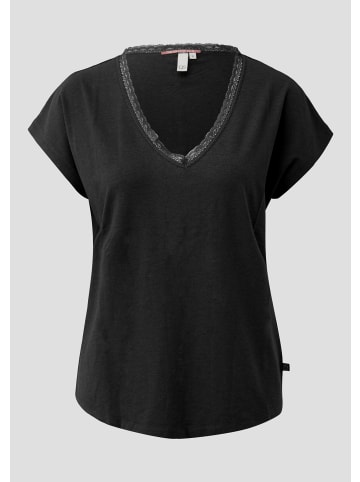 QS T-Shirt in 9999_schwarz