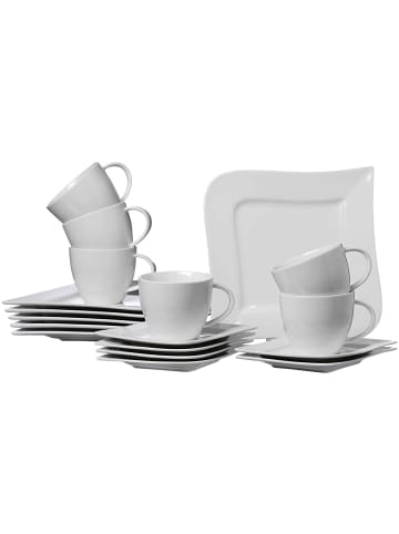 Ritzenhoff & Breker 18er Set Kaffeeservice Melodie in weiß