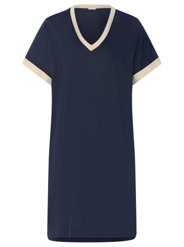 Hanro Nachthemd Laura in Deep navy