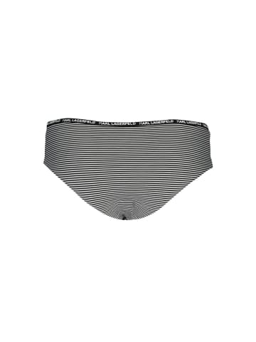 Karl Lagerfeld Schwarze Polyamid-Badeslips