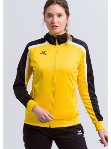 erima Liga 2.0 Trainingsjacke mit Kapuze in gelb/schwarz/weiss