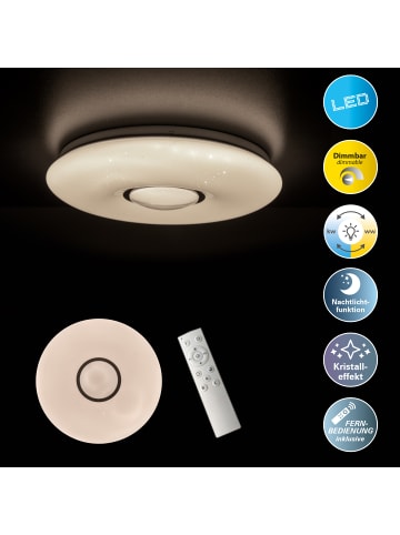 näve LED Deckenleuchte "PICTON" in weiß - (L)50 cm x (B)50 cm x (H)7.5 cm - EEK G