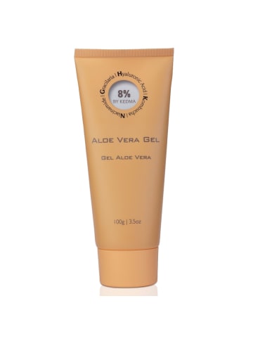 KEDMA Feuchtigkeitsspendendes und beruhigendes Aloe Vera Gel, 100g