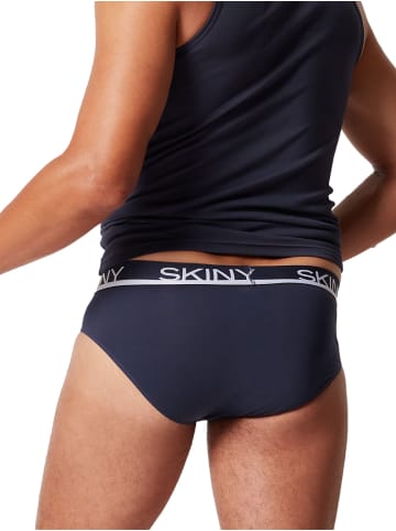 Skiny 6er Pack Brasil Slip in crown blue