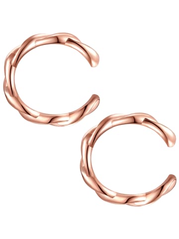 Lulu & Jane Ohrklemmen aus Messing in roségold