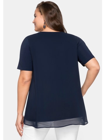 sheego Blusenshirt in marine