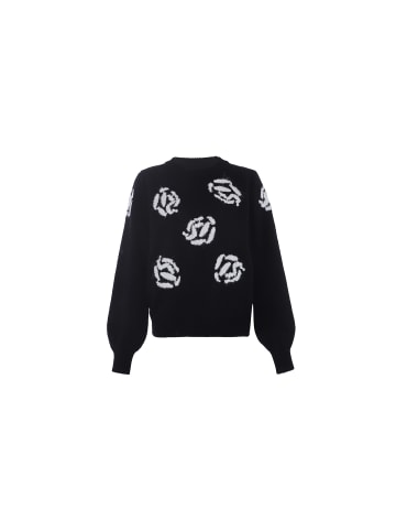 faina Damen Strickpullover in SCHWARZ