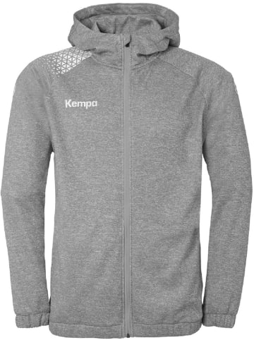 Kempa Trainingsjacke "Ambition 28 Kapuzenjacke" in Grau
