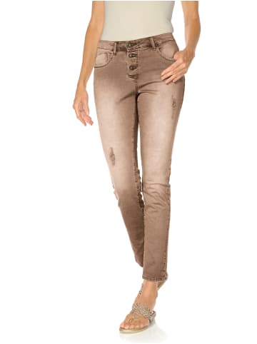 Heine Boyfriend-Hose in mocca used