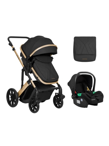 Kikkaboo Kinderwagen Darling 3 in 1 in schwarz