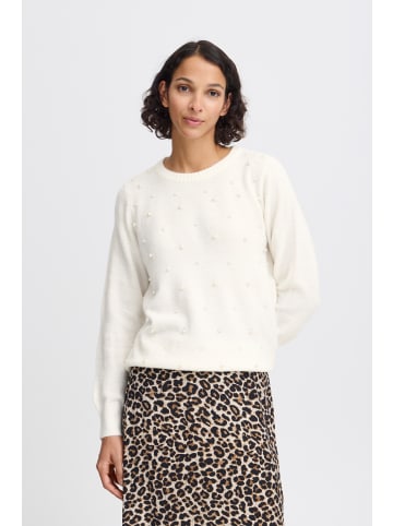 b. young Strickpullover BXOKAMA Regular fit in Off White Melange