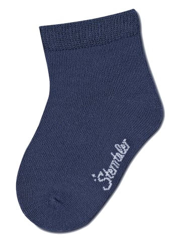 Sterntaler Sneaker-Socken uni, 3er-Pack in helles blau