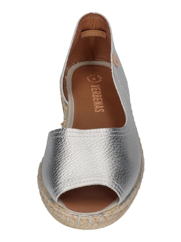 Verbenas Espadrilles CRUZ nucleo metal al in silberfarben
