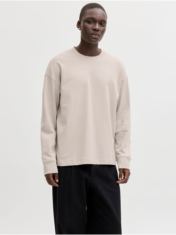 Jack & Jones Langarm-T-Shirt in Moonbeam