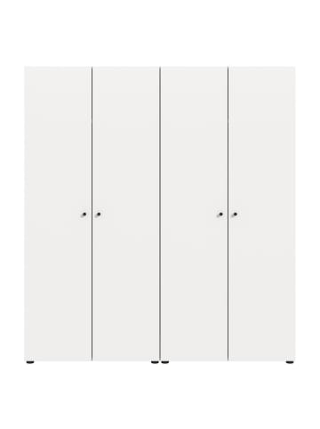ebuy24 Kleiderschrank Darwin Weiß 160 x 51 cm