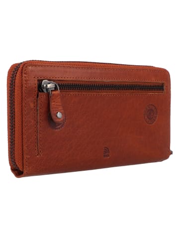 Greenburry House of Norway Geldbörse RFID Schutz Leder 19 cm natur