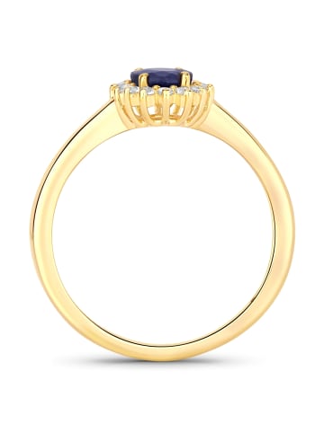 Rafaela Donata Ring Sterling Silber Saphir (glasgefüllt) in gelbgold