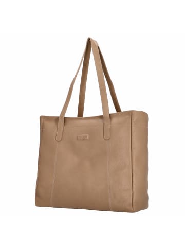 Bugatti Elsa - Shopper Leder 42 cm (black) in sand