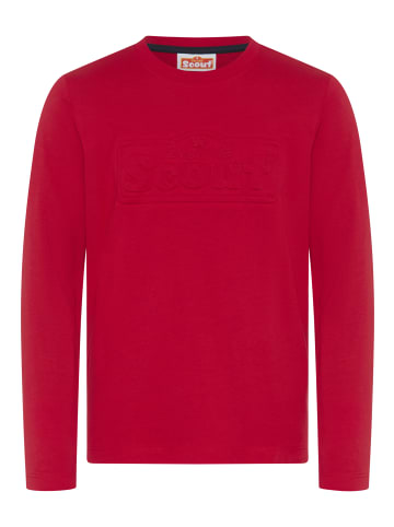 Scout Langarmshirt in rot