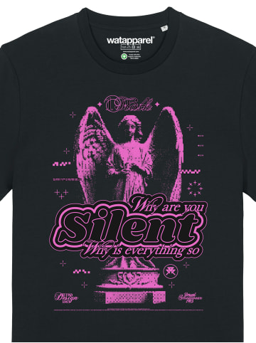 wat? Apparel T-Shirt Silent in Schwarz