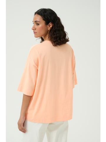 Kaffe T-Shirt kurzarm KAgissa Loose fit in Peach Nectar