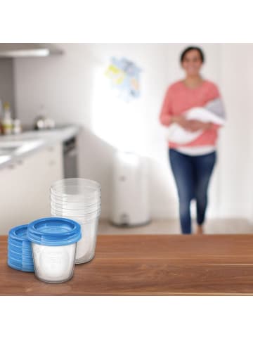 Philips Avent 10-tlg. Mehrwegbecher-Set in blau