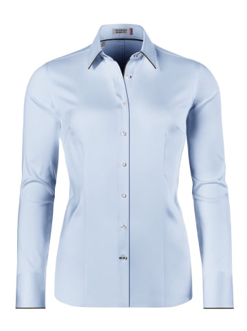 Vincenzo Boretti Bluse tailliert in eisblau