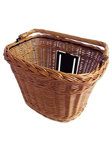 BASIL Vorderrradkorb "Basimply Wicker" in braun