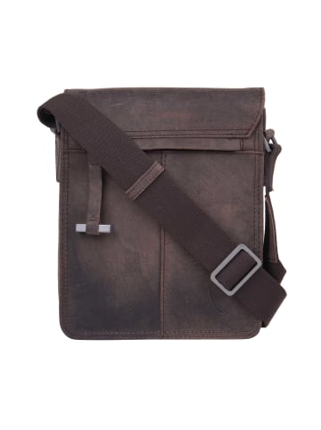 Strellson Schultertasche 'Richmond Jeremy in Dunkelbraun 20 x 23 x 6 cm'