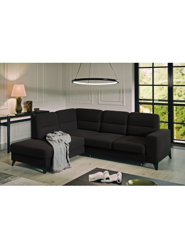 MF Design Cassada Recamiere Links in Schwarz -  (L) 237 x (B) 277 x (H) 100 cm