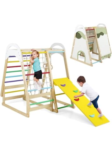COSTWAY 6 in 1 Kletterspielzeug Set in Bunt