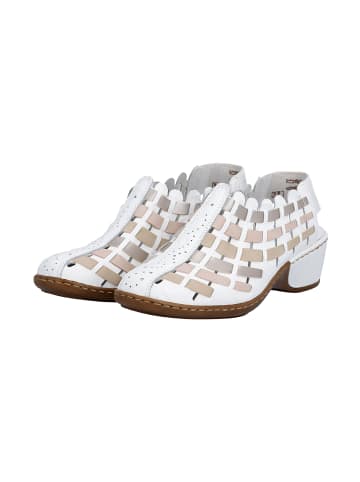rieker Massa Ledersandalen Weiß