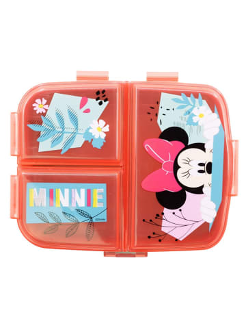 Disney Minnie Mouse Brotdose Mouse XL | 4 Fächer | Minnie Maus | Lunch to Go | Vesper Dose