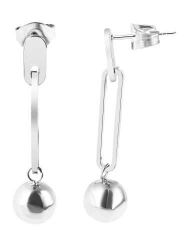 Adeliás Damen Ohrringe – Ohrstecker aus Edelstahl in silber