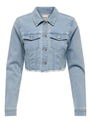 ONLY Jeansjacke in Light Blue Denim