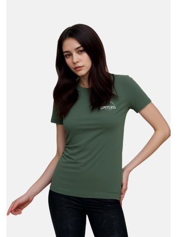 Only Play T-Shirt 'Cava Life' in dunkelgrün