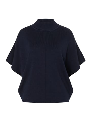 More & More moderner, weiter Cape-Pullover in classic blue