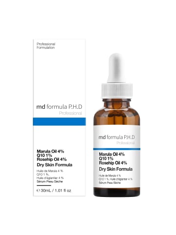 Skinchemists Trockene Haut - Maruluaöl 4%, Q10 1%, Hagebuttenöl 4%