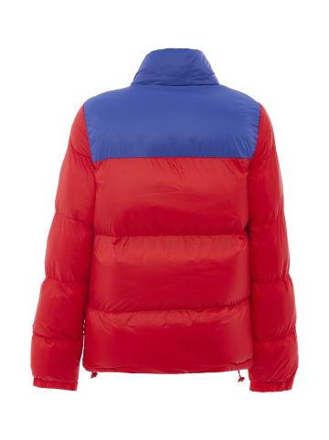 Libbi Wattierte Steppjacke in Rot Kobalt