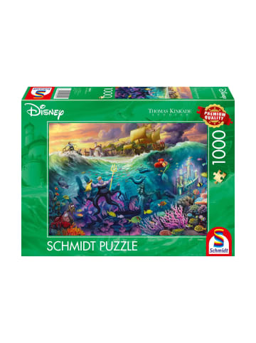 Schmidt Spiele Puzzle Thomas Kinkade Disney, The Little Mermaid, Ursula, 1000 Teile, ab 8 Jahre