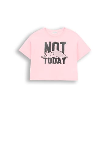Coccodrillo T-Shirt mit kurzen Ärmeln in rosa
