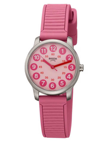 Boccia Uhr für Kinder Titan Pink