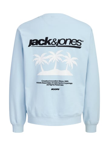 JACK & JONES Junior Sweatshirt 'Club Summer' in blau
