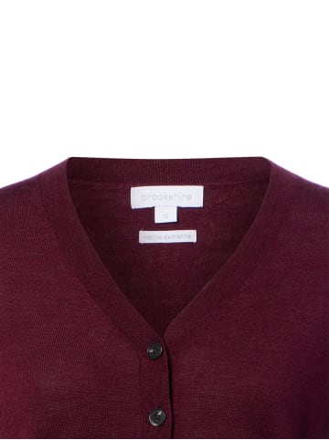 brookshire Strickjacke in aubergine - 0001