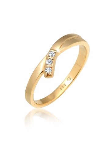 Elli DIAMONDS  Ring 585 Gelbgold Ehering, Verlobungsring in Gold