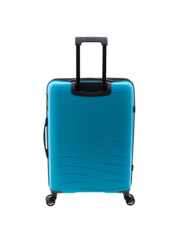 Gladiator 1700 4 Rollen Trolley 68 cm mit Dehnfalte in turquoise